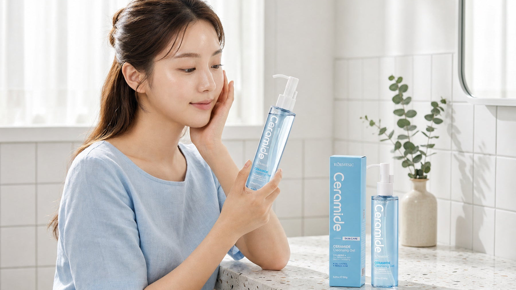 The Secret to Clear, Calm Skin: Introducing the KORMESIC Ceramide Facial Cleansing Gel