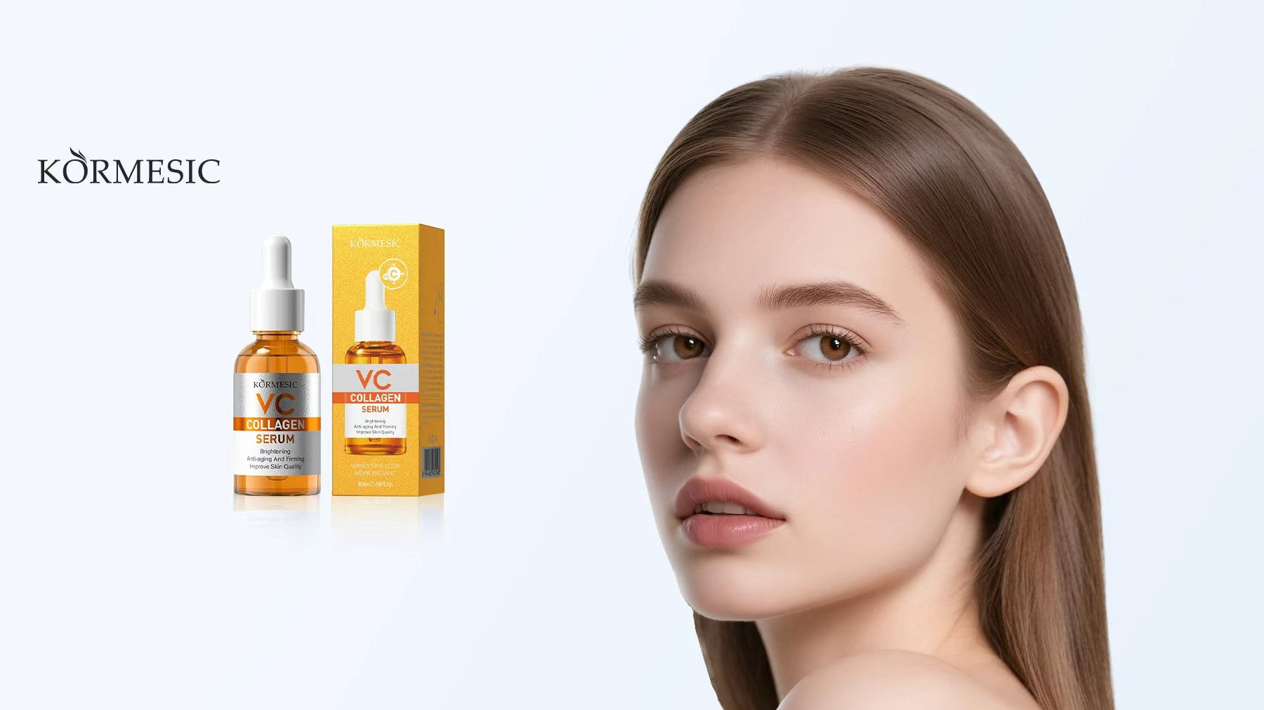 Molecular Radiance: The Strategic OBM Blueprint of KORMESIC Vitamin C + Collagen Whitening Essence