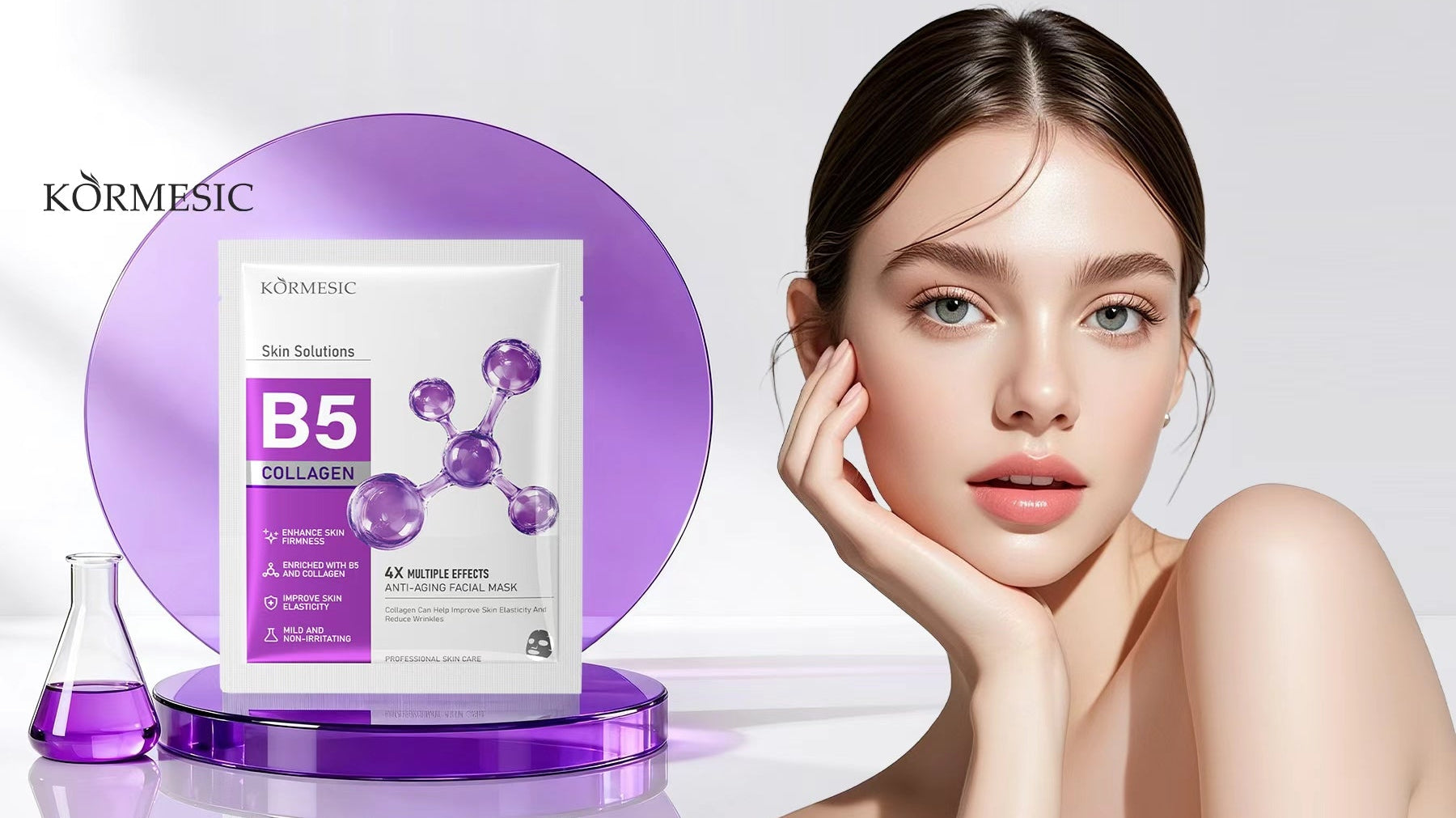 The Dermal Scaffolding: Strategic OBM Growth with KORMESIC Collagen B5 Anti-Aging Mask