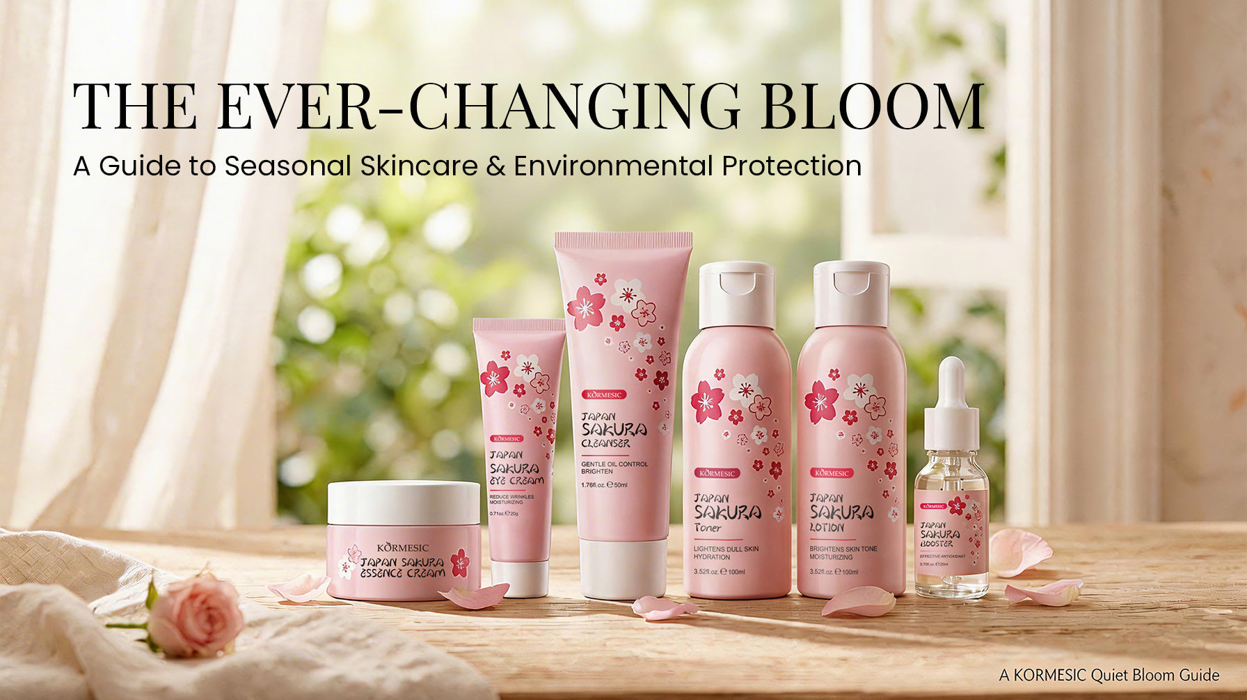 KORMESIC Seasonal Beauty Guide: Protect Your Skin’s Natural Glow and Barrier Health Through the Changing Seasons