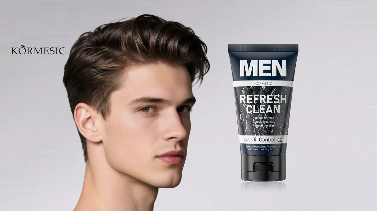 KORMESIC men's volcanic mud facial cleanser wholesale product