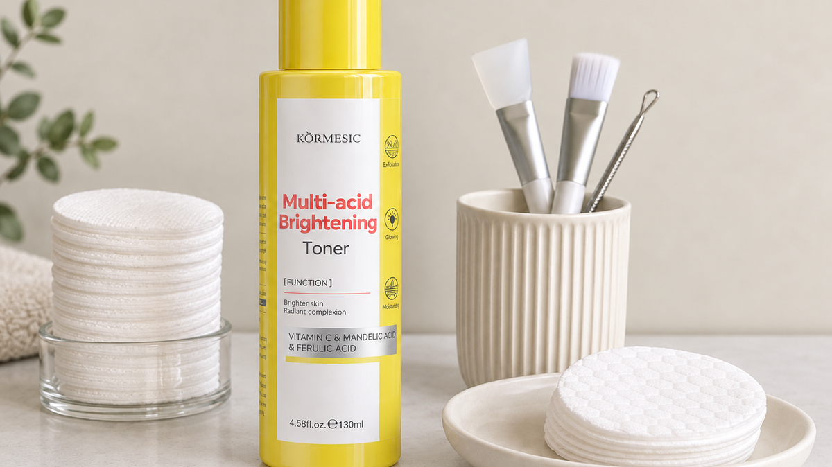 Multi-Acid Brightening Toner Benefits: How to Use It for Smoother, Brighter-Looking Skin