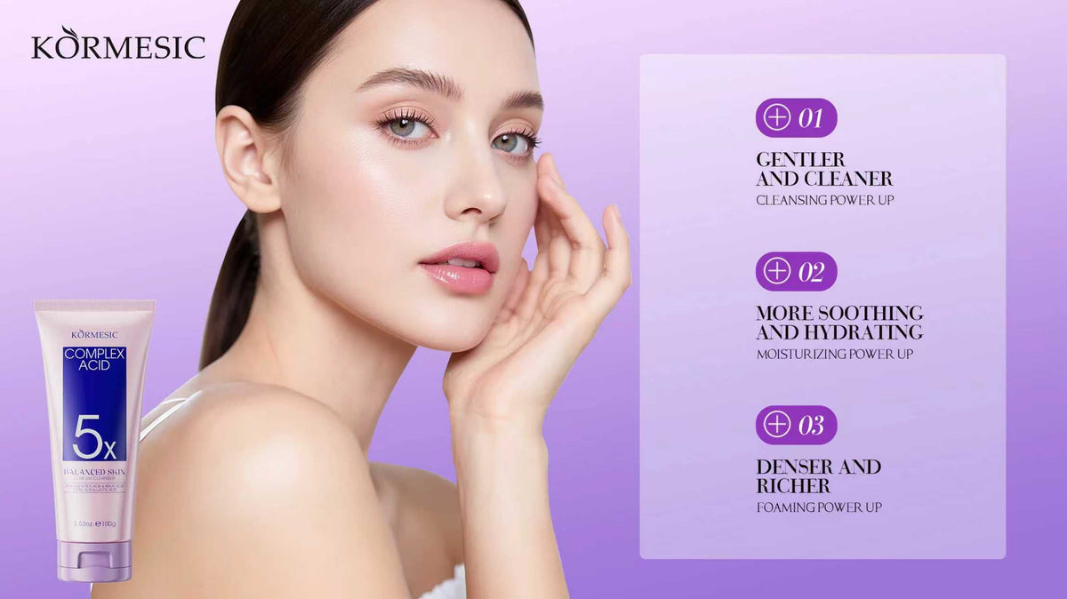 The Science of Pore Mastery: How KORMESIC 5X Complex Acid Low pH Cleanser Redefines OBM Market Leadership
