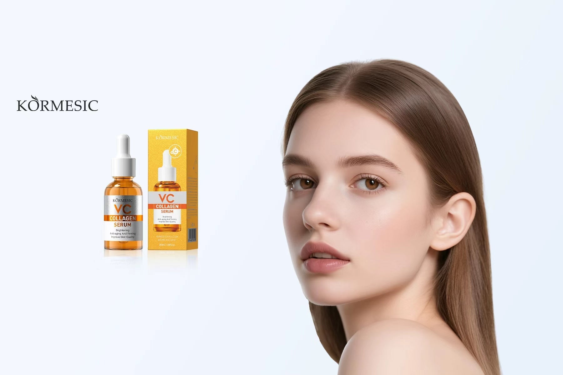 Molecular Radiance: The Strategic OBM Blueprint of KORMESIC Vitamin C + Collagen Whitening Essence