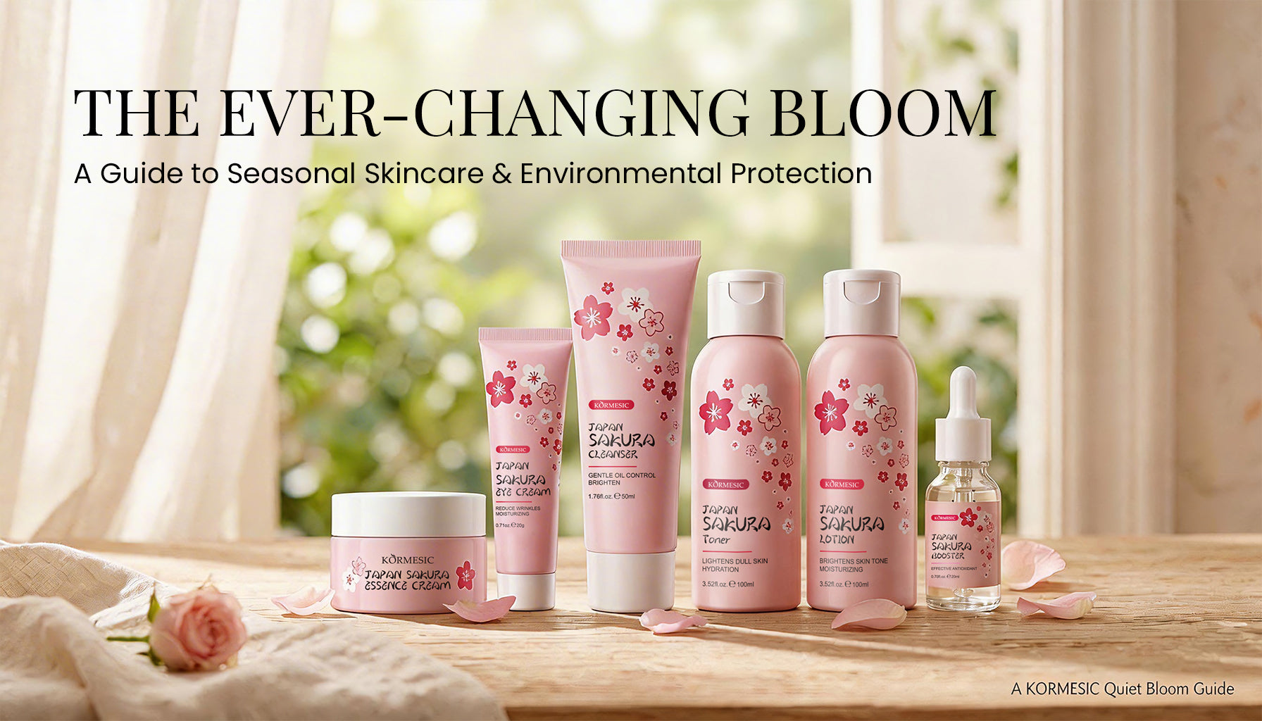 KORMESIC Seasonal Beauty Guide: Protect Your Skin’s Natural Glow and Barrier Health Through the Changing Seasons