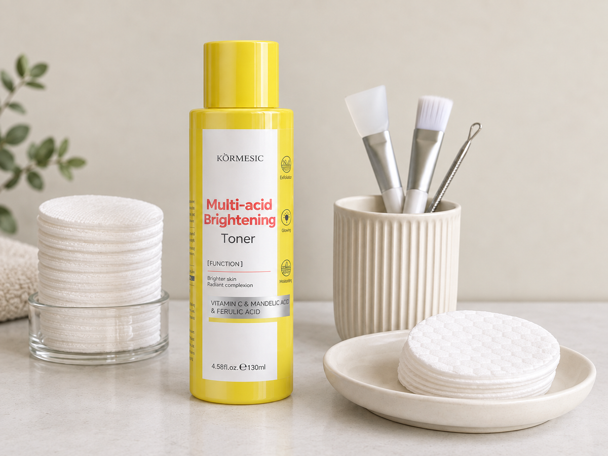 Multi-Acid Brightening Toner Benefits: How to Use It for Smoother, Brighter-Looking Skin