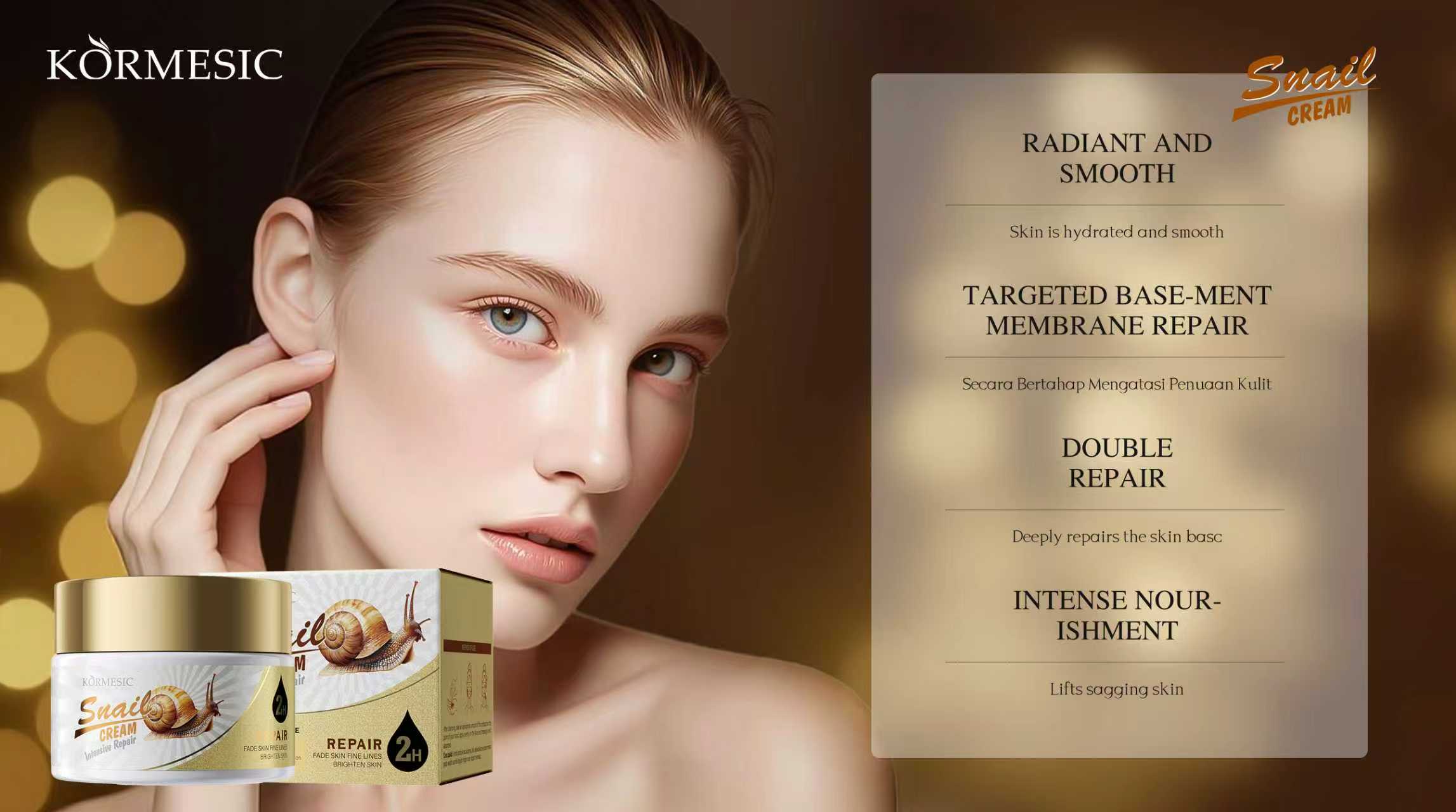 The Science of Regeneration: How KORMESIC Snail Repair Cream Redefines the OBM Beauty Landscape