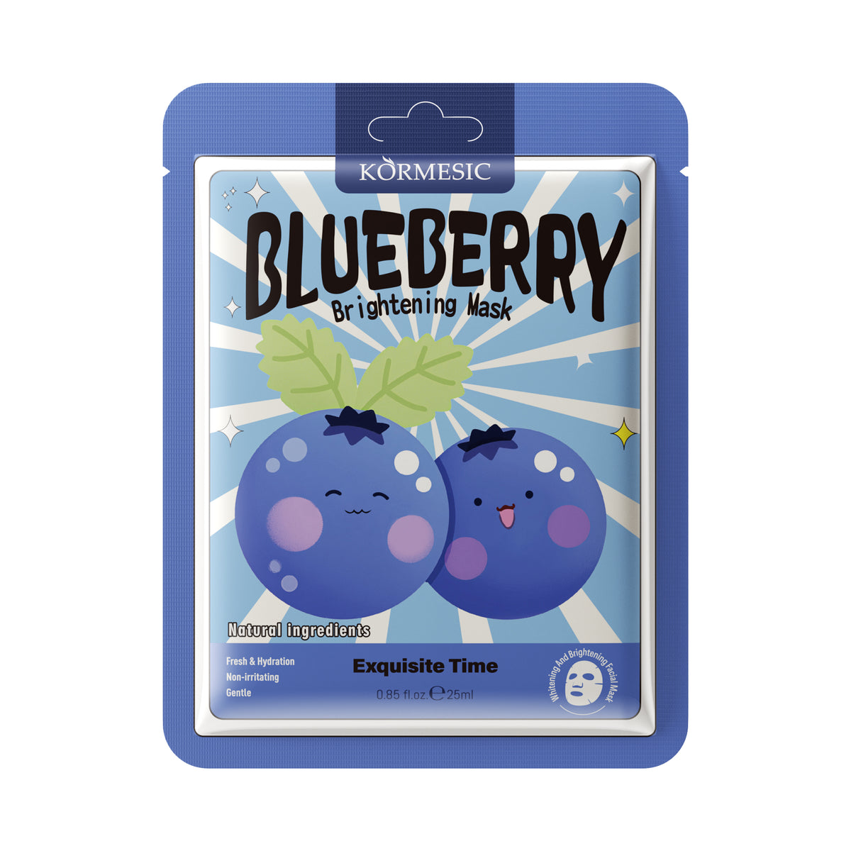 KORMESIC Cartoon Fruit Brightening Facial Mask UKINDGB 25ml