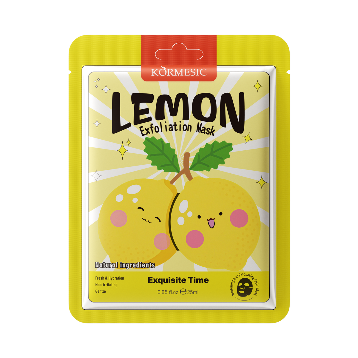 KORMESIC Cartoon Fruit Brightening Facial Mask UKINDGB 25ml